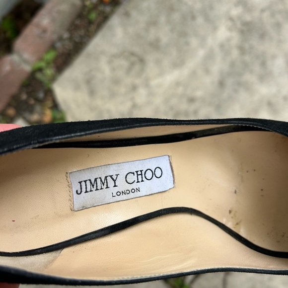 Jimmy Choo Jasmine Black Suede pump with crystals, size 37 - Picture 11 of 12